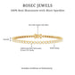 Certified Moissanite Wedding Tennis Bracelet For Bride