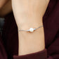 7.4 Carat Freshwater Pearl Solitaire Bolo Bracelet