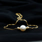 7.4 Carat Freshwater Pearl Solitaire Bolo Bracelet