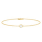 Certified Diamond Chain Bracelet in Bezel Setting