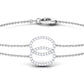 Real Diamond Eternity Chain Bracelet for Women