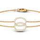 Real Diamond Eternity Chain Bracelet for Women