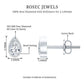 Bezel Set Diamond Tiny Stud Earrings