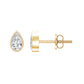 Bezel Set Diamond Tiny Stud Earrings