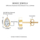 Bezel Set Diamond Tiny Stud Earrings