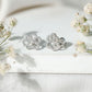 Moissanite Paw Print Earrings With Certificate