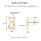 Certified Diamond Cat Stud Earrings
