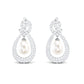 Genuine Freshwater Pearl Teardrop Earrings for Bride