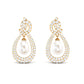 Genuine Freshwater Pearl Teardrop Earrings for Bride