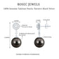 Natural 16 Carat Tahitian Pearl Diamond Drop Earrings for Women