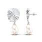 Nature Inspired 12 Carat Freshwater Pearl Drop Earrings