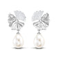 Nature Inspired 12 Carat Freshwater Pearl Drop Earrings
