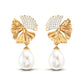 Nature Inspired 12 Carat Freshwater Pearl Drop Earrings