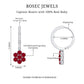 Certified Ruby Flower Drop Earrings with Diamond Hoop
