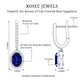 Lab Grown Blue Sapphire Hoop Drop Earrings with Moissanite Halo