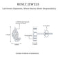 Certified Lab Grown Diamond Leaf Stud Earrings With Screw Back