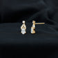 Certified Lab Grown Diamond Teardrop Stud Earrings