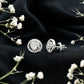Lab Grown Diamond Swirl Stud Earrings With Screw Back
