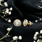 Lab Grown Diamond Swirl Stud Earrings With Screw Back