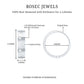Flush Set Diamond Hoop Earrings For Women
