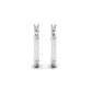 Twisted Rope Hoop Earrings with Diamond
