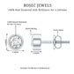 Minimalistic Bezel Set Diamond Stud Earrings