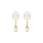 Natural Diamond Drop Dangle Earrings with Certificate