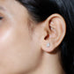 Nature Inspired Diamond Leaf Stud Earrings