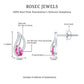 Natural Pink Tourmaline Leaf Earrings with Diamond