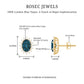 0.8 Carat Oval Cut London Blue Topaz and Diamond Halo Stud Earrings