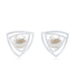 Round Shape Freshwater Pearl Statement Stud Earrings