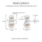 Natural Freshwater Pearl Snowman Stud Earrings