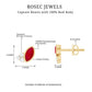 Marquise Cut Ruby Stud Earrings with Diamond Trio
