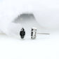 1.4 CT Marquise Black Spinel Solitaire Stud Earrings