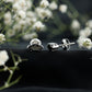1.4 CT Marquise Black Spinel Solitaire Stud Earrings