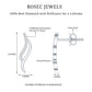 Prong Set Diamond Leaf Stud Earrings for Women