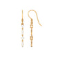 Pendientes colgantes de diamantes naturales para mujer