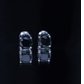 4 Carat Cushion Cut Black Spinel Solitaire Stud Earrings
