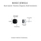 4 Carat Cushion Cut Black Spinel Solitaire Stud Earrings
