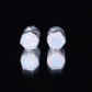 Natural Ethiopian Opal Crown Stud Earrings with Screw Back