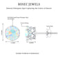 Natural Ethiopian Opal Crown Stud Earrings with Screw Back