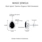 Natural 1.2 Carat Pear Shape Black Spinel Earrings with Diamond Halo