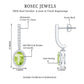 2.2 Carat Claw Set Peridot and Moissanite Drop Hoop Earrings