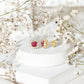 Genuine Pink Tourmaline and Diamond Halo Stud Earrings