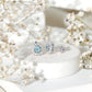 Certified Aquamarine and Diamond Halo Stud Earrings