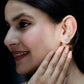 Certified Aquamarine and Diamond Halo Stud Earrings