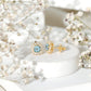 Certified Aquamarine and Diamond Halo Stud Earrings