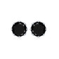 Natural 2.4 Carat Black Onyx Earrings with Screw Back