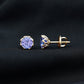 1 Carat Tanzanite Studs