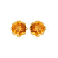 Natural 2.4 Carat Citrine Stud Earrings with Screw Back